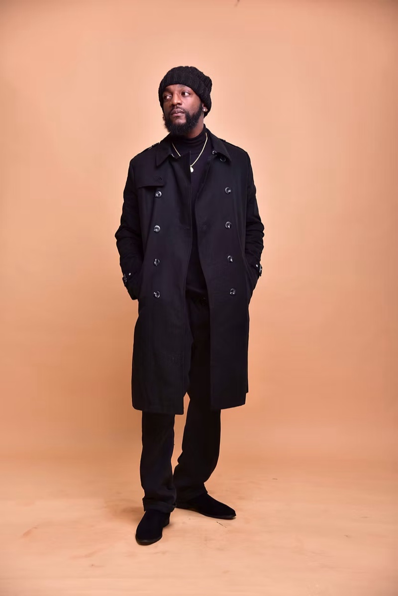 Styled menswear look